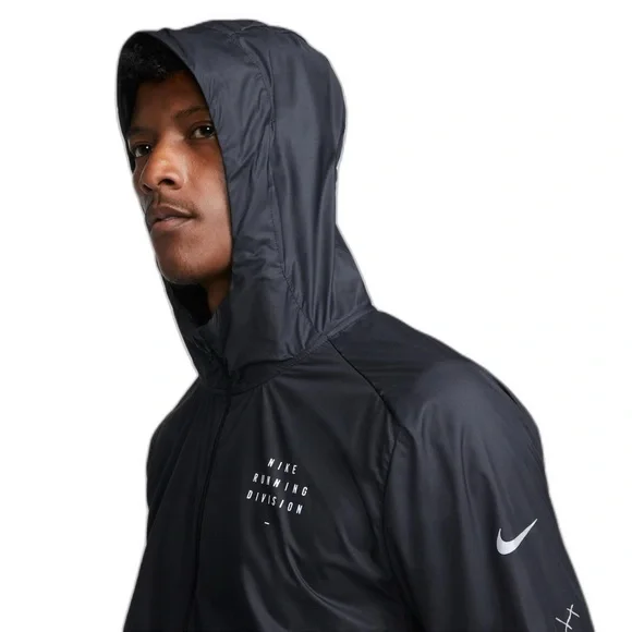 Nike Running Waterproof Division Storm Fit Hooded Jacket size SMALL - Picture 3 of 6